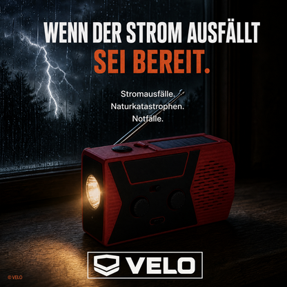 Velo Rettung-Radio 4-in-1 Gerät
